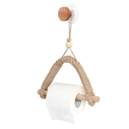 CI-PRATIK - Distributeur de papier toilette en corde naturelle
